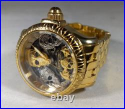 Invicta Artist Bone Collector Ladies Skull Swiss Watch RARE PARTS OR REPAIR