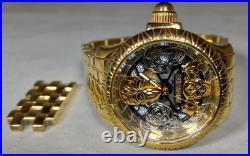 Invicta Artist Bone Collector Ladies Skull Swiss Watch RARE PARTS OR REPAIR