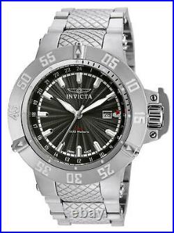 Invicta Men's 21727 Subaqua Quartz 3 Hand Gunmetal Dial Watch