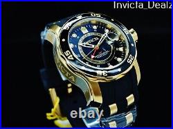 Invicta Men's 48mm Pro Diver Scuba GMT Second Time Swiss Quartz Poly Strap Watch