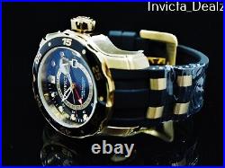 Invicta Men's 48mm Pro Diver Scuba GMT Second Time Swiss Quartz Poly Strap Watch