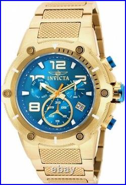 Invicta Men's 50mm Speedway Viper Blue Dial Stainless Steel Bracelet, New