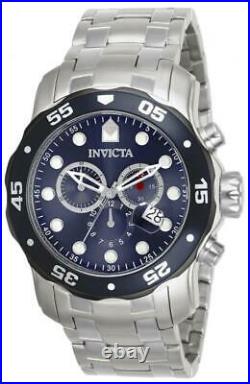 Invicta Men's 80057 Pro Diver Quartz 3 Hand Blue Dial Watch