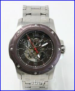 Invicta Mens Specialty Mechanical Hand Wind Stainless See Thru Case Watch 16124