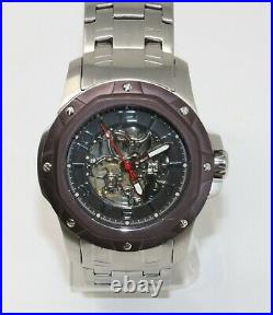 Invicta Mens Specialty Mechanical Hand Wind Stainless See Thru Case Watch 16124