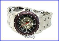 Invicta Mens Specialty Mechanical Hand Wind Stainless See Thru Case Watch 16124