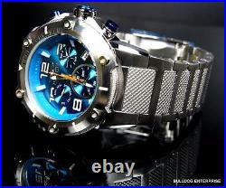 Invicta Speedway XL Teal Blue Stainless Steel Chronograph Swiss Parts Watch New