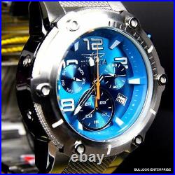 Invicta Speedway XL Teal Blue Stainless Steel Chronograph Swiss Parts Watch New