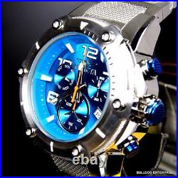 Invicta Speedway XL Teal Blue Stainless Steel Chronograph Swiss Parts Watch New