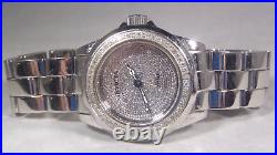 Invicta Womens Pave Diamond L. E. 126 / 2000 Model 2824 Watch FOR PARTS OR REPAIR