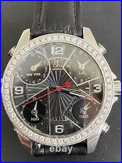 JACOB CO WATCH 40mm 5 Time Zone 2.25 Factory Diamond Bezel for PARTS REPAIR