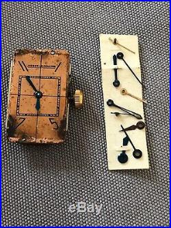 Jaeger Lecoultre Vintage 407 Complete Movement Used For Part + Lot Lady Hands