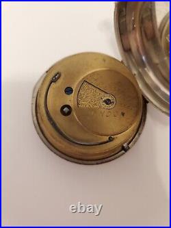 John Forrest Antique Pocket Watch Hand Made For Parts FREE FAST SHIPPING