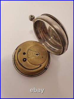 John Forrest Antique Pocket Watch Hand Made For Parts FREE FAST SHIPPING