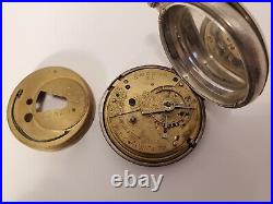 John Forrest Antique Pocket Watch Hand Made For Parts FREE FAST SHIPPING