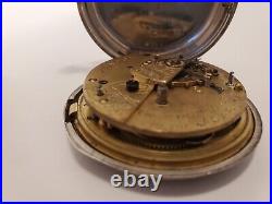 John Forrest Antique Pocket Watch Hand Made For Parts FREE FAST SHIPPING