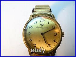 Jules Jurgenson 1981 Windup Watch Runs For Restoration Or Parts