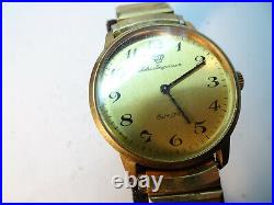 Jules Jurgenson 1981 Windup Watch Runs For Restoration Or Parts