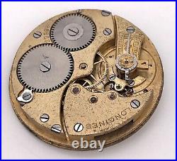 LONGINES 1869 N vintage hand manual pocket movement bolsillo 40mm for parts 3WC