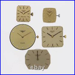LONGINES Genuine Movement 5-Piece Set Wrist Watch Parts Gold For Parts