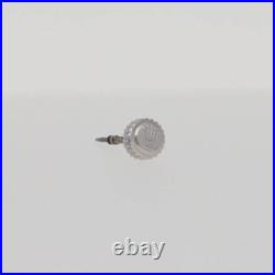 LONGINES Genuine Movement + Dial 7-Piece Set Wrist Watch Parts Silver For Parts