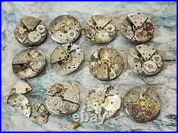 LOT Vintage Antique Seikosha Seiko Made In Japan Hand-Wound Movement for parts