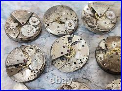 LOT Vintage Antique Seikosha Seiko Made In Japan Hand-Wound Movement for parts