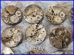 LOT Vintage Antique Seikosha Seiko Made In Japan Hand-Wound Movement for parts