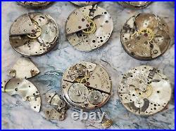 LOT Vintage Antique Seikosha Seiko Made In Japan Hand-Wound Movement for parts