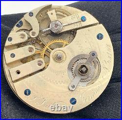 L. Juillard Genève Hand Manuale Vintage 45,2mm Pocket Watch No Lavora For Parts