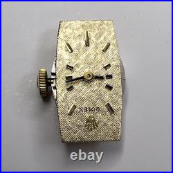 Ladies Rolex 17 Jewels Watch Movement Dial Hands Crown WOUND TIGHT