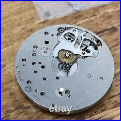 Landeron Cal 51 Chronograph Watch Movement, Ticking, Plus Parts, Hands (BQ73)