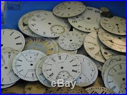 Large Assortment of Misc. Watch Parts-springs, jewels, hands, Spiro Agnew Watch