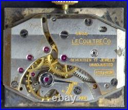 LeCoultre Dial Hands Crown And 438/4CW Movement For Parts