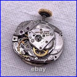 Longines 14.17 Hand Manual 16 mm Doesn'T Works For Parts Balance Ok Watch