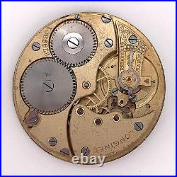 Longines 1869 N Vintage Hand Manuale Pocket Movement Tasca 40mm For Parts 3WC