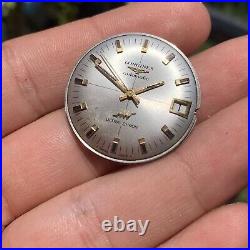 Longines Cal 431 Movement Dial Hands Automatic Ultra Chron For Parts Or Repair