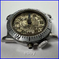 Longines Weems Manual Wind Cal. 10L Military WW2 Watch 1940's For Parts Repair