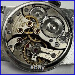 Longines Weems Manual Wind Cal. 10L Military WW2 Watch 1940's For Parts Repair