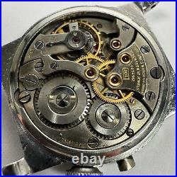 Longines Weems Manual Wind Cal. 10L Military WW2 Watch 1940's For Parts Repair