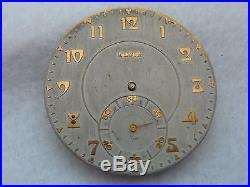 Lord Elgin High Grade Pocket Watch Movement Dial Hands For Parts As Is