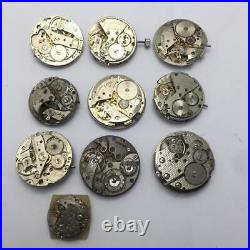 Lot 10 Watch Manual Winding Movements For Parts FWD136RM5