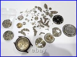 Lot Genuine Used Parts Movement Citizen Alarm Date Windup Case Hands 3101 3102