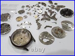 Lot Genuine Used Parts Movement Citizen Alarm Date Windup Case Hands 3101 3102