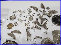 Lot Genuine Used Parts Movement Citizen Alarm Date Windup Case Hands 3101 3102