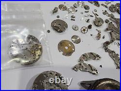 Lot Genuine Used Parts Movement Citizen Alarm Date Windup Case Hands 3101 3102