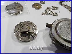 Lot Genuine Used Parts Movement Citizen Alarm Date Windup Case Hands 3101 3102