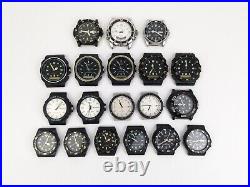 Lot Of 19 Vtg Casio Analog Diver Style Sport Watches AS-IS PARTS REPAIR READ