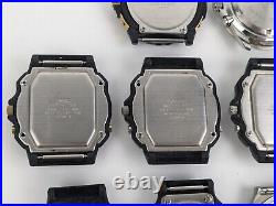 Lot Of 19 Vtg Casio Analog Diver Style Sport Watches AS-IS PARTS REPAIR READ