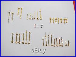 Lot of 35 Pocket Watch Hands, Watch Hands Watchmaker Repair Parts